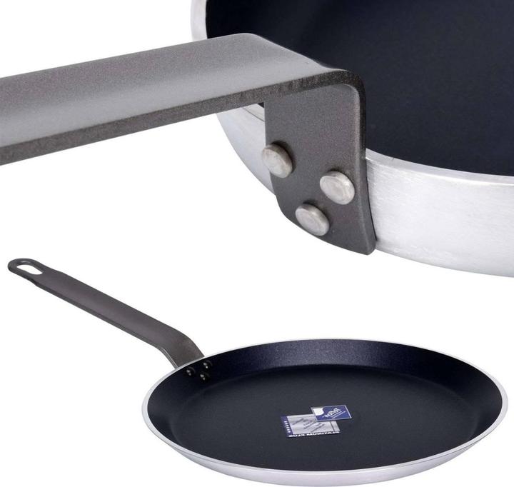 Produktbild Yato Profi Crepe Pfanne Ø260mm in Gastro-Qualität Aluminium Teflon Beschichtung Crepepfanne (26 cm, Pfannenset + Topfset, Aluminium)