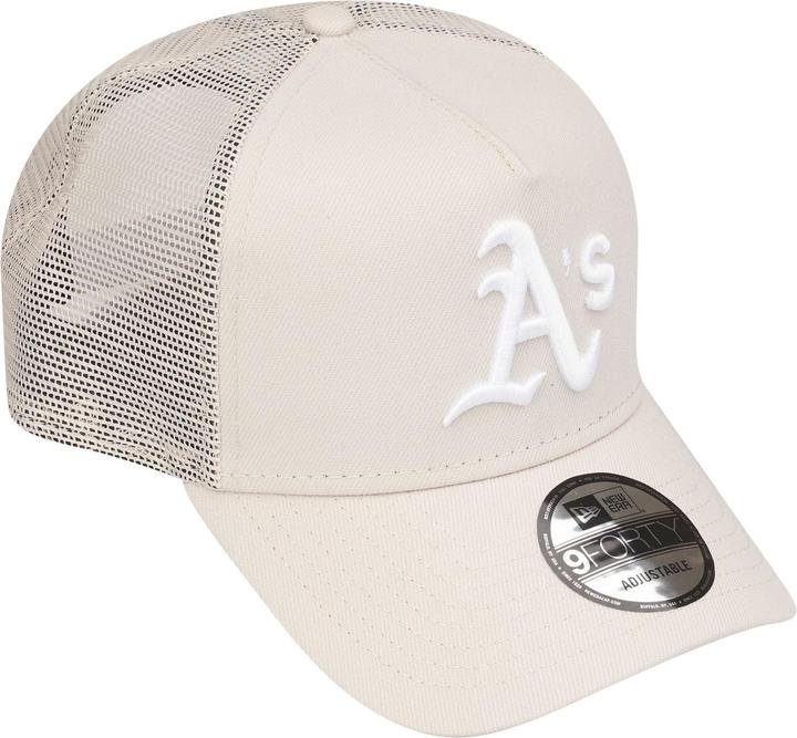 Produktbild New Era 9Forty Snapback Trucker Cap Oakland Athletics Stone