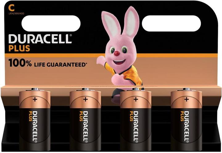 Duracell Plus (4 pcs., C, 7750 mAh)