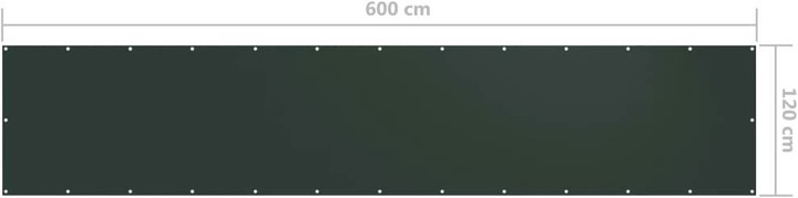 Actual product image VidaXL Balkon Sichtschutz (120 cm)