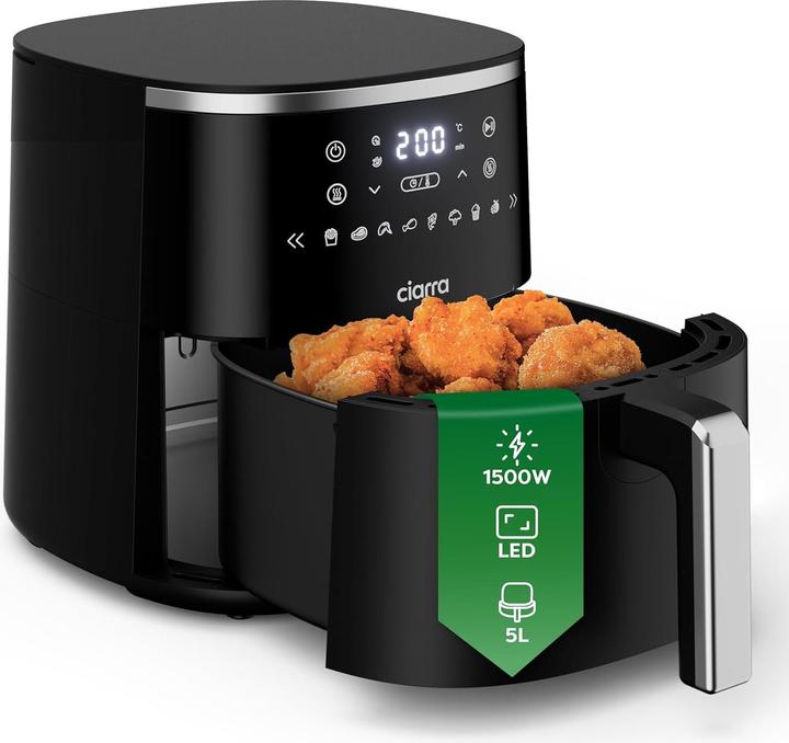 Ciarra Friggitrice ad Aria con Pannello Touch Digitale