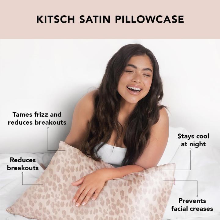 Actual product image Kitsch Satin pillowcase (Pillowcase, 66 x 33 cm)
