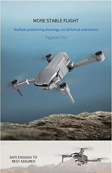 Produktbild Luxwallet Nocchi Vicky 4D - 30 KM/h - 230 Gram - 2.4Ghz WiFI Drone (300 meter) - Camera - Live Video + 2 Accu (230 g)