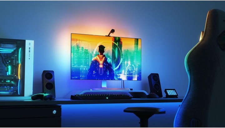Immagine prodotto Nanoleaf Kit telecamera a specchio con schermo 4D (RGBW, 215.90 cm, Interno)