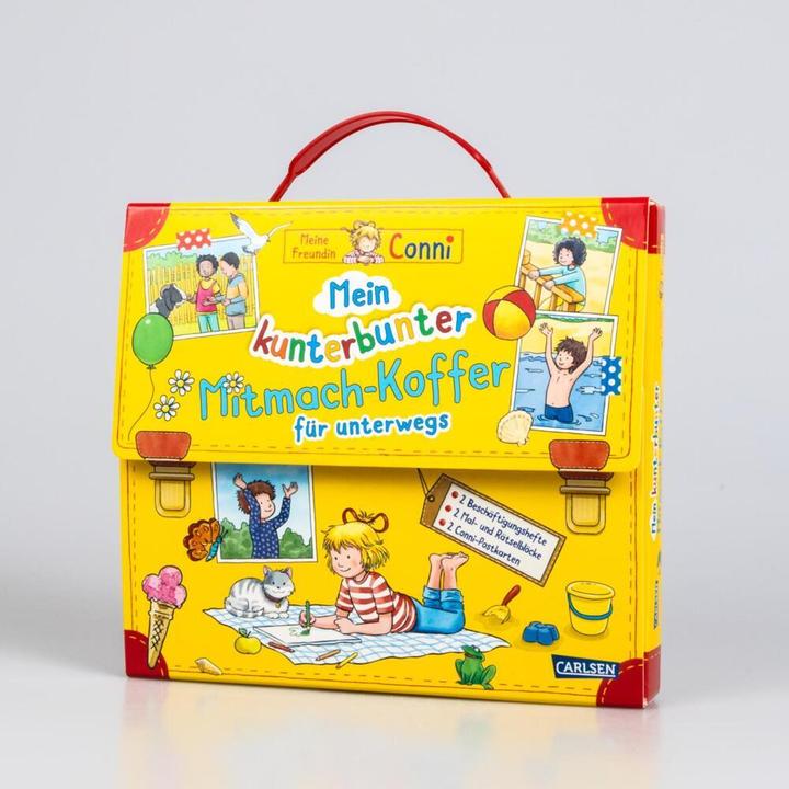 Productafbeelding Conni Gelbe Reihe (Beschäftigungsbuch): Mein kunterbunter Mitmach-Koffer für unterwegs (Buch-Set