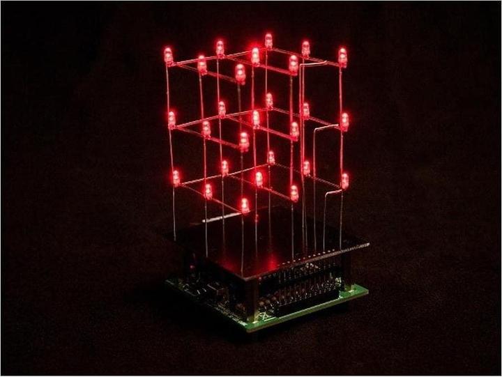Produktbild Whadda Bausatz 3D LED-Würfel 3 x 3 x 3