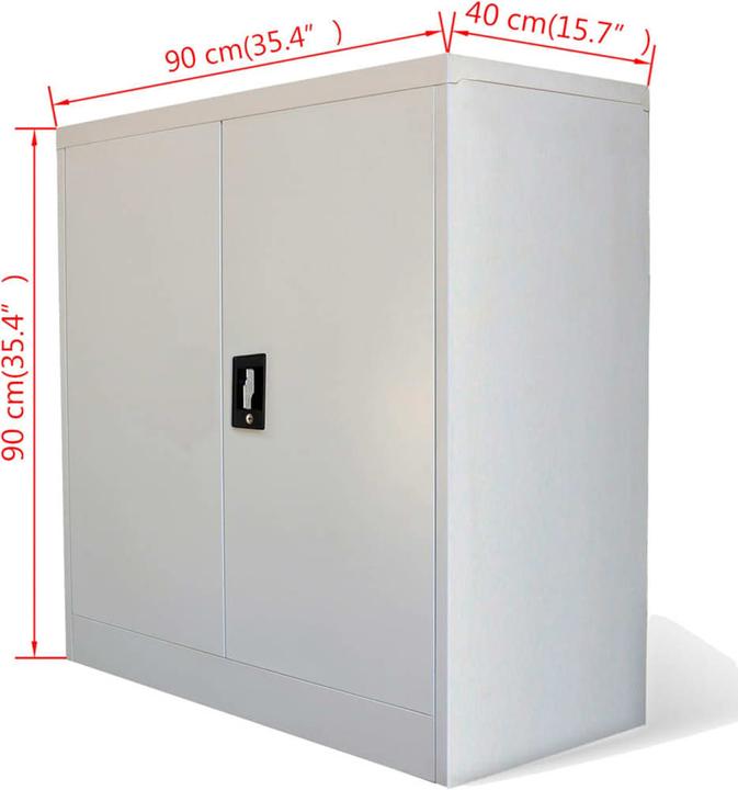 Produktbild vidaXL Aktenschrank (90 x 40 x 90 cm)