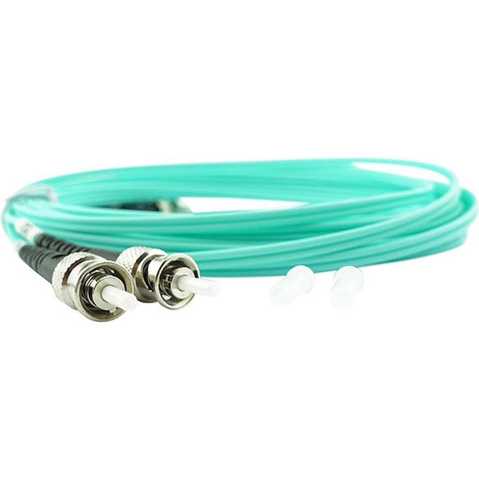 BlueOptics Duplex LWL Patchkabel ST-ST Multimode OM3 7.5 Meter (S/UTP, CAT6, 7.50 m), Netzwerkkabel