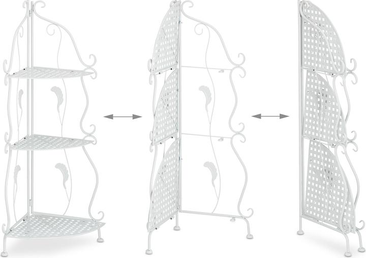 Actual product image Relaxdays Corner shelf