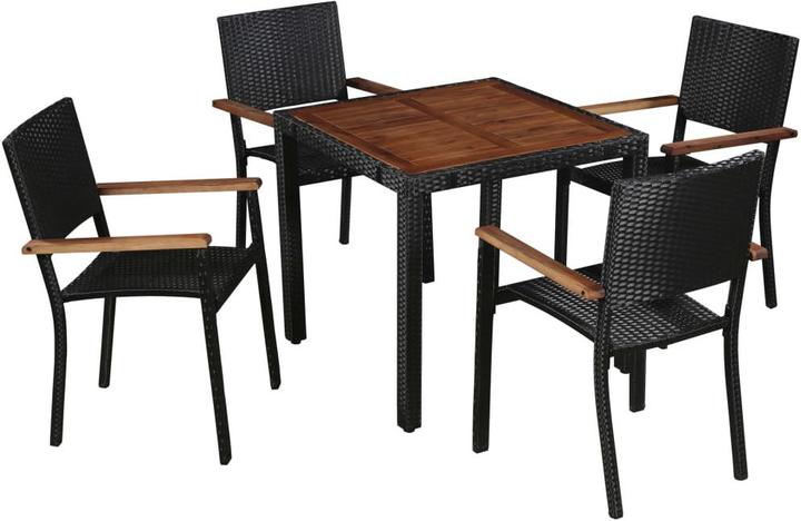 Produktbild vidaXL Ess-Set (80 x 80 x 75 cm)
