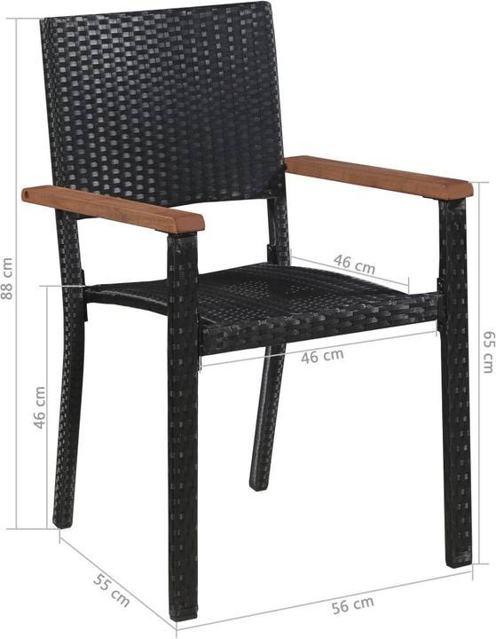Produktbild vidaXL Ess-Set (190 x 90 x 75 cm)