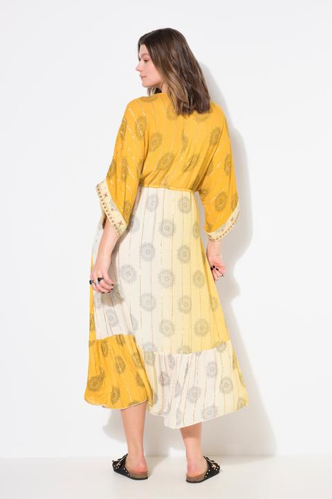 Produktbild Studio Untold Maxikleid, A-Linie, Kimono-Style, Farbverlauf, Stickerei (42, 44)