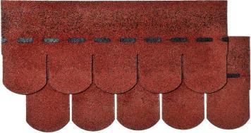 Image du produit Colibri Bardeaux bitumés Classic rouge 14 pièces env. 2qm