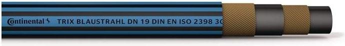 Produktbild Continental Pressluftschlauch TRIX BLAUSTRAHL mit Spirale Innen-Ø 12,5 mm Aussen-Ø 24,5 mm Länge 40 m schwarz CR