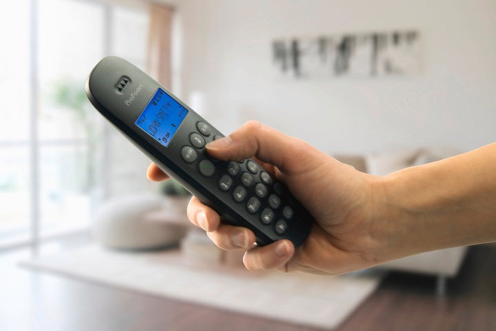 Produktbild Profoon DECT-Telefon PDX-1100 mit 1 Mobilteil, schwarz