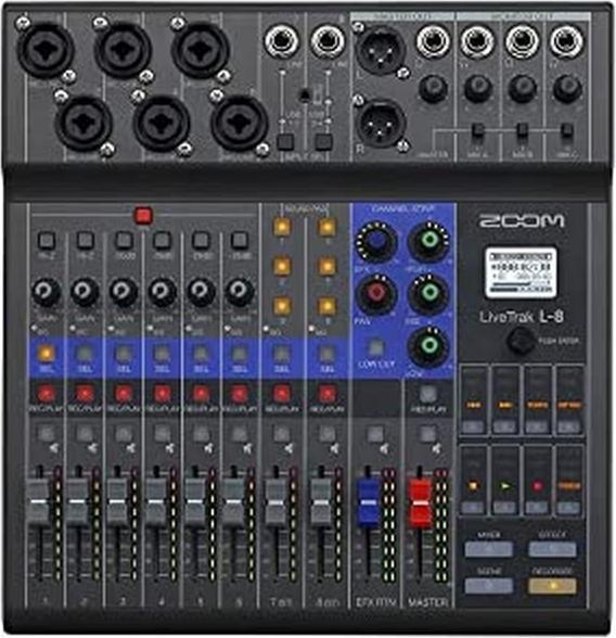 Zoom LiveTrak L-8 (Studio- und Livemixer)