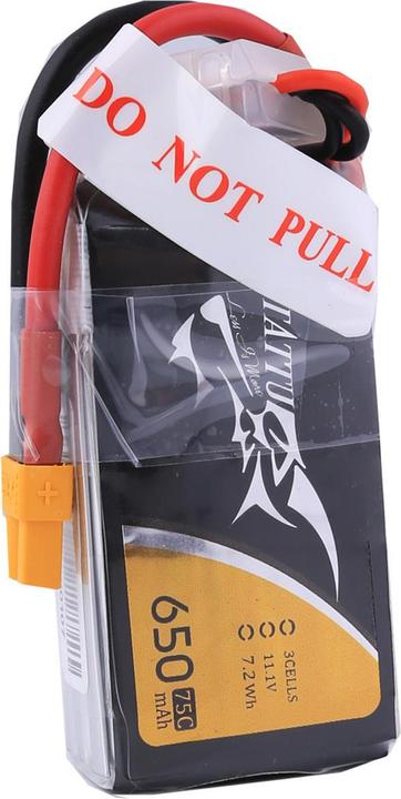 Produktbild Tattu RC-Akku LiPo 650 mAh 11.1 V 75C (11.10 V, 650 mAh)