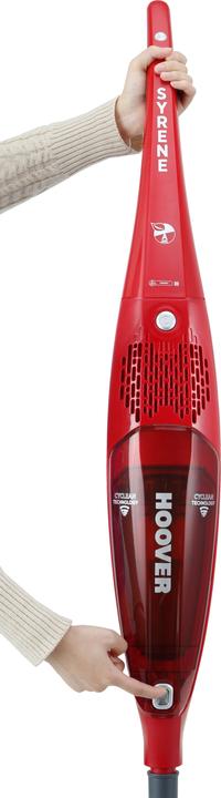 Produktbild Hoover SR71 SB02 011 Zakloos 0.7l 700W Grijs, Rood steelstofzuiger & elektrische bezem