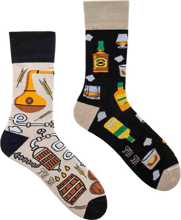 Spox Sox – Mismatched Lustig Odd Socken für – Whiskey