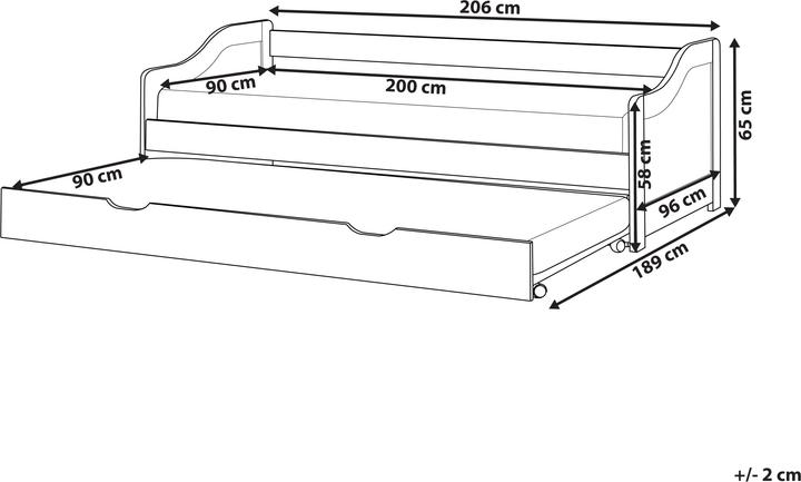 Actual product image Beliani Luneray (90 x 200 cm)
