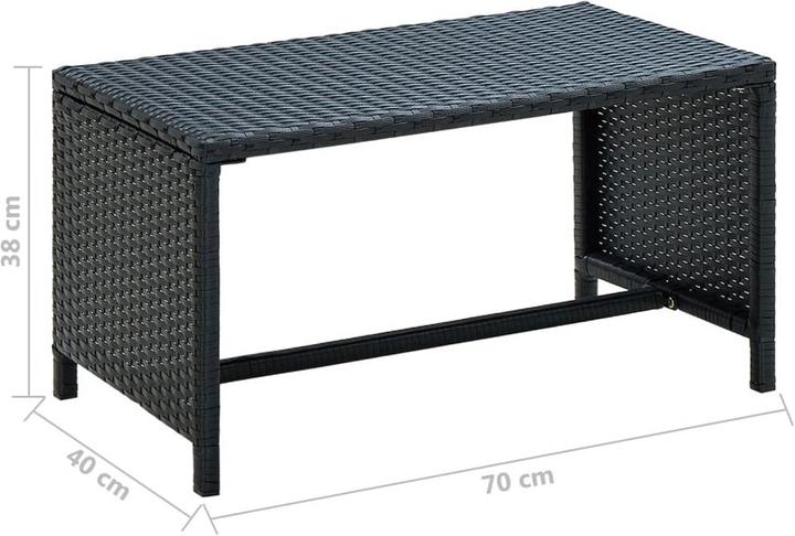 Immagine prodotto vidaXL Couchtisch (70 x 40 x 38 cm)