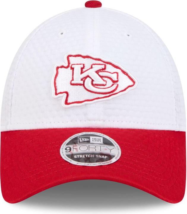 Actual product image New Era 9FORTY Stretch Cap TRAINING 2024 Kansas City Chiefs