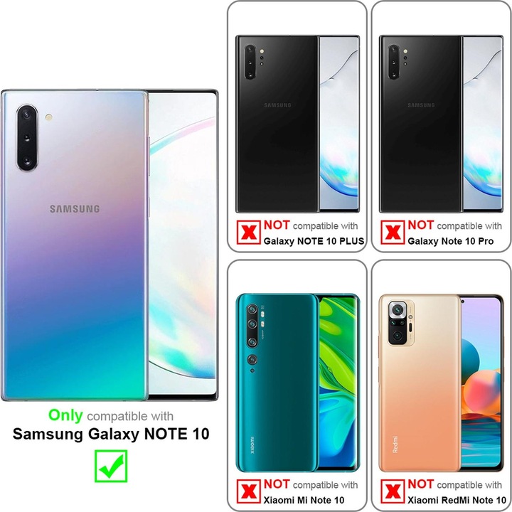 Actual product image Cadorabo IMD TPU Colorful Marble Cover (Samsung Galaxy Note 10)