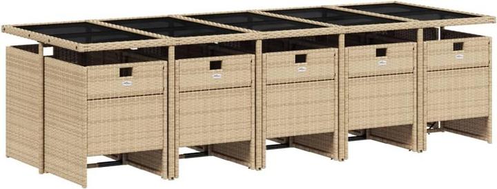 Produktbild vidaXL Garten Essgruppe (275 x 106 x 73 cm)