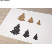 Rayher Stanzschablone Winterwald, 3 Stück