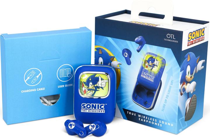 Actual product image OTL Sonic the Hedgehog Slide TWS earphones