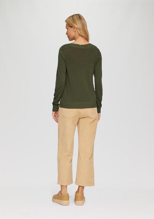 Produktbild S.Oliver Strickpullover Strickpullover mit U-Boot-Ausschnitt (34)