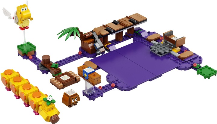 Actual product image LEGO Wiggler's Poison Swamp (71383, LEGO Super Mario)