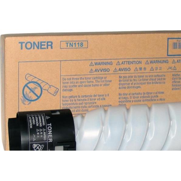 Konica Minolta, Toner, Original TN-118 Toner schwarz 12.000 Seiten (A3VW050)