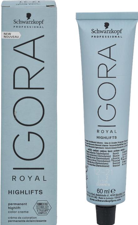 Immagine prodotto Schwarzkopf Professional Igora Royal Highlifts colore dei capelli (12-21 Highlifts Speciale Biondo Cenere Cendré)