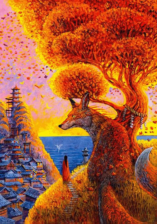 Actual product image Good Loot Roch Urbaniak Puzzle Benkei (1000 Teile) (1000 pieces)