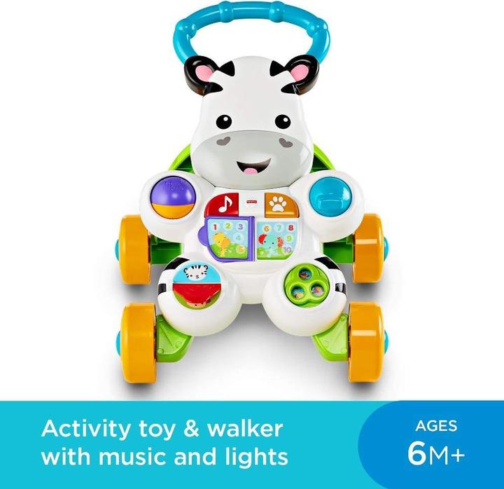 Actual product image Fisher-Price Lauflernwagen Zebra mit Musik ab 6 Monaten