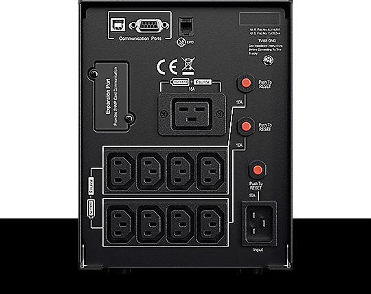Produktbild Cyberpower PR2200ELCDSL (2200 VA, 1980 W, Line-Interaktiv USV)