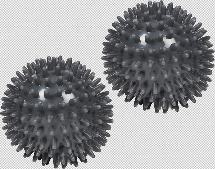 Produktbild Energetics Noppenball Knobbed Balls Pair - grey
