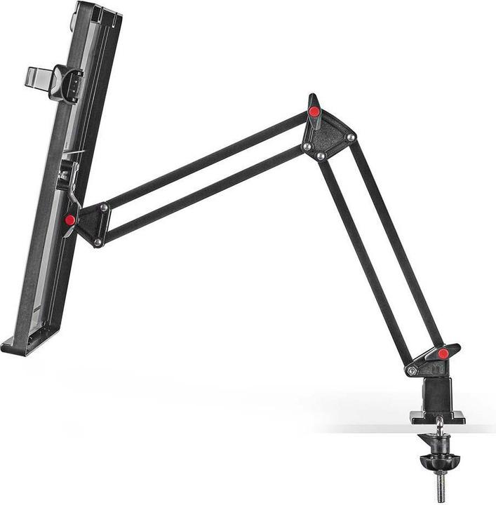 Immagine prodotto Nedis Portadocumenti Portadocumenti Ergonomico Portadocumenti Completamente Mobile da Scrivania Nero (1x)