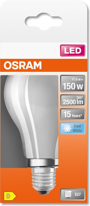 Immagine prodotto Osram Retrofit LED Classic A (E27, 17 W, 2500 lm, 1 x, D)