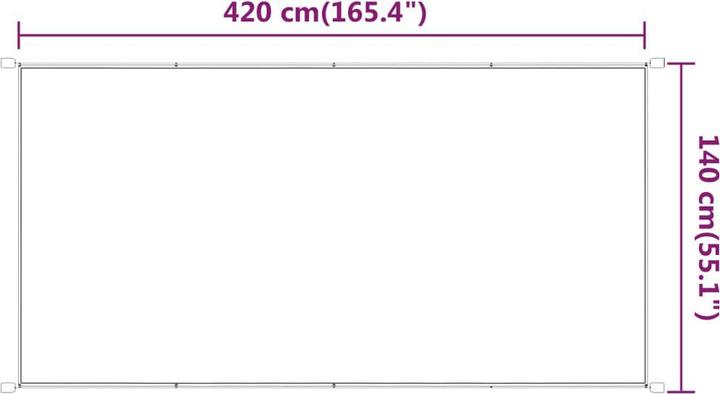 Image du produit vidaXL Senkrechtmarkise (1.40 m)