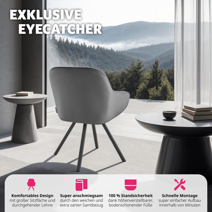 Actual product image tectake Swivelling armchair