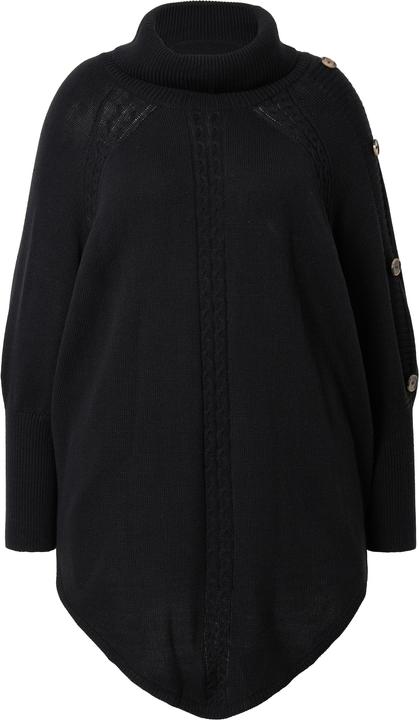 Produktbild Miamoda Pullover, Poncho-Style, Zopfmuster, Zipfelsaum (50, 52)