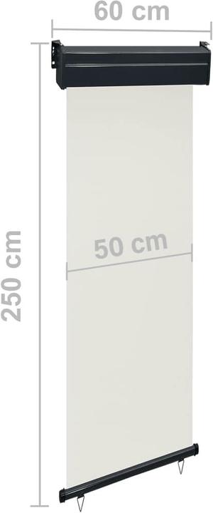 Actual product image VidaXL Side awning (0.60 m)
