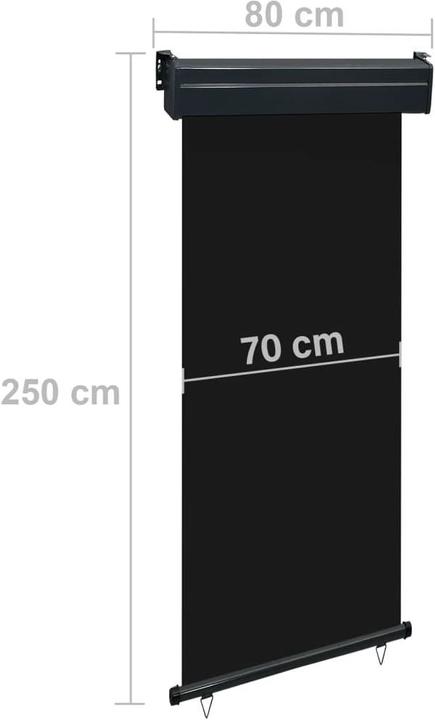 Produktbild vidaXL Seitenmarkise (0.80 m)