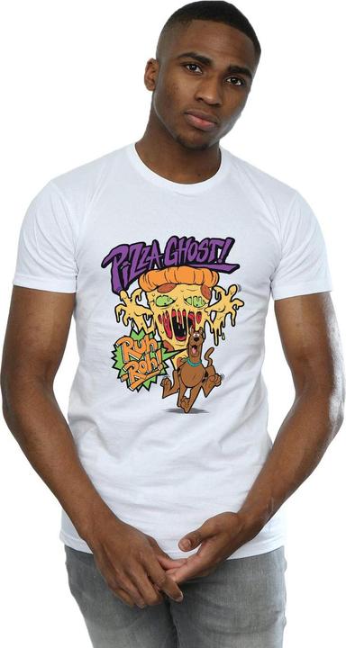 Immagine prodotto Scooby Doo Maglietta in cotone Pizza Ghost Uomo (XXL)