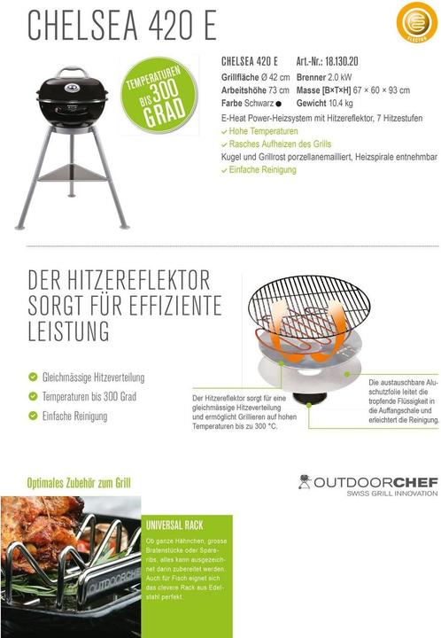 Produktbild Outdoorchef Chelsea 420 E (2 kW)