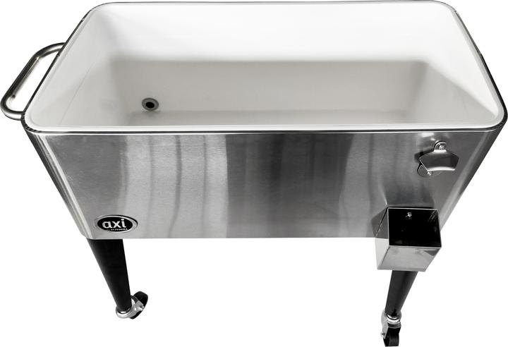 Actual product image Axi Retro Cooler Stainless Steel (76 l)