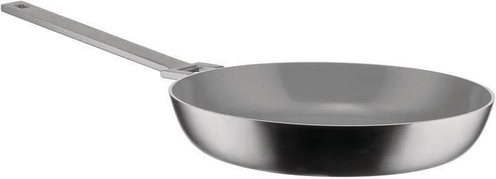 Alessi Frying pan silver (Frying pan, Aluminium, Stainless steel, Steel, 24 x 7.50 cm)