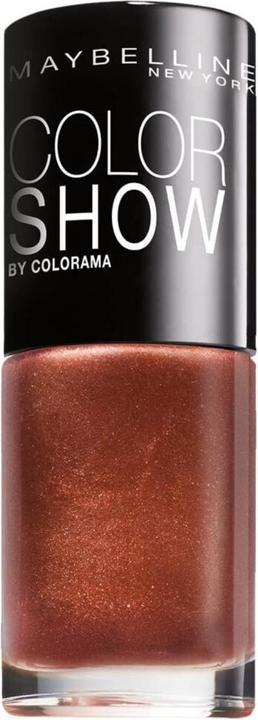 Actual product image Maybelline New York Maybelline Color Show Nail Polish 7ml - Brick Shimmer (Brick Shimmer)